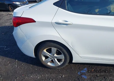 2013 Hyundai Elantra Gls from USA, damaged, VIN 5NPDH4AE4DH320023